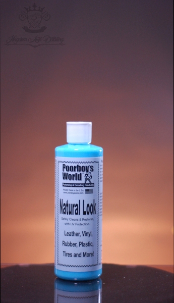 Poorboy`s World Natural Look - water-based plastic / rubber care product 473ml